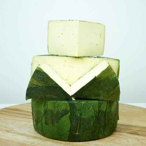Cornish Yarg with Wild Garlic
