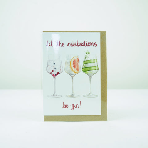Katie Tinkler Let the Celebrations Be-gin Card