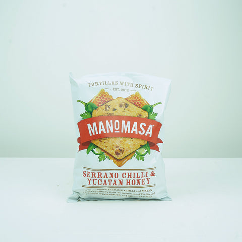 Manomasa Crisps - Serrano Chilli and Yucatan Honey