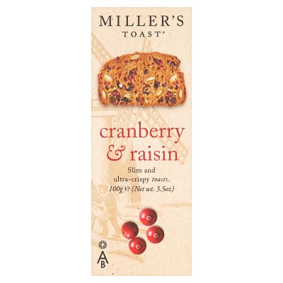 Miller's - Cranberry and Raisin Toasts