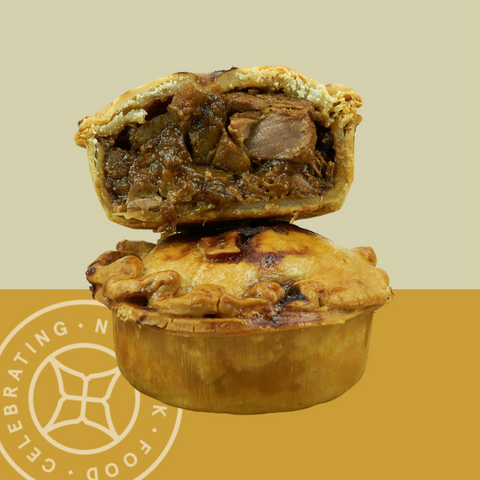 Lamb, Rosemary & Roast Garlic Pie