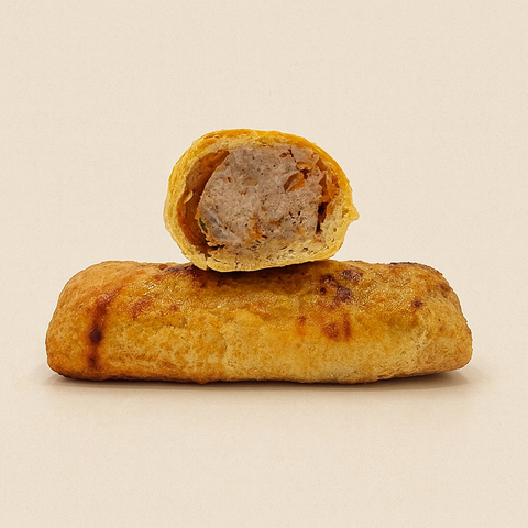 Pork, Chorizo & Garlic Sausage Roll