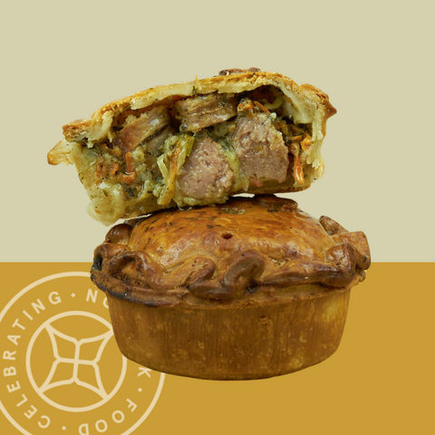 Sausage and Creamy Leek Pie