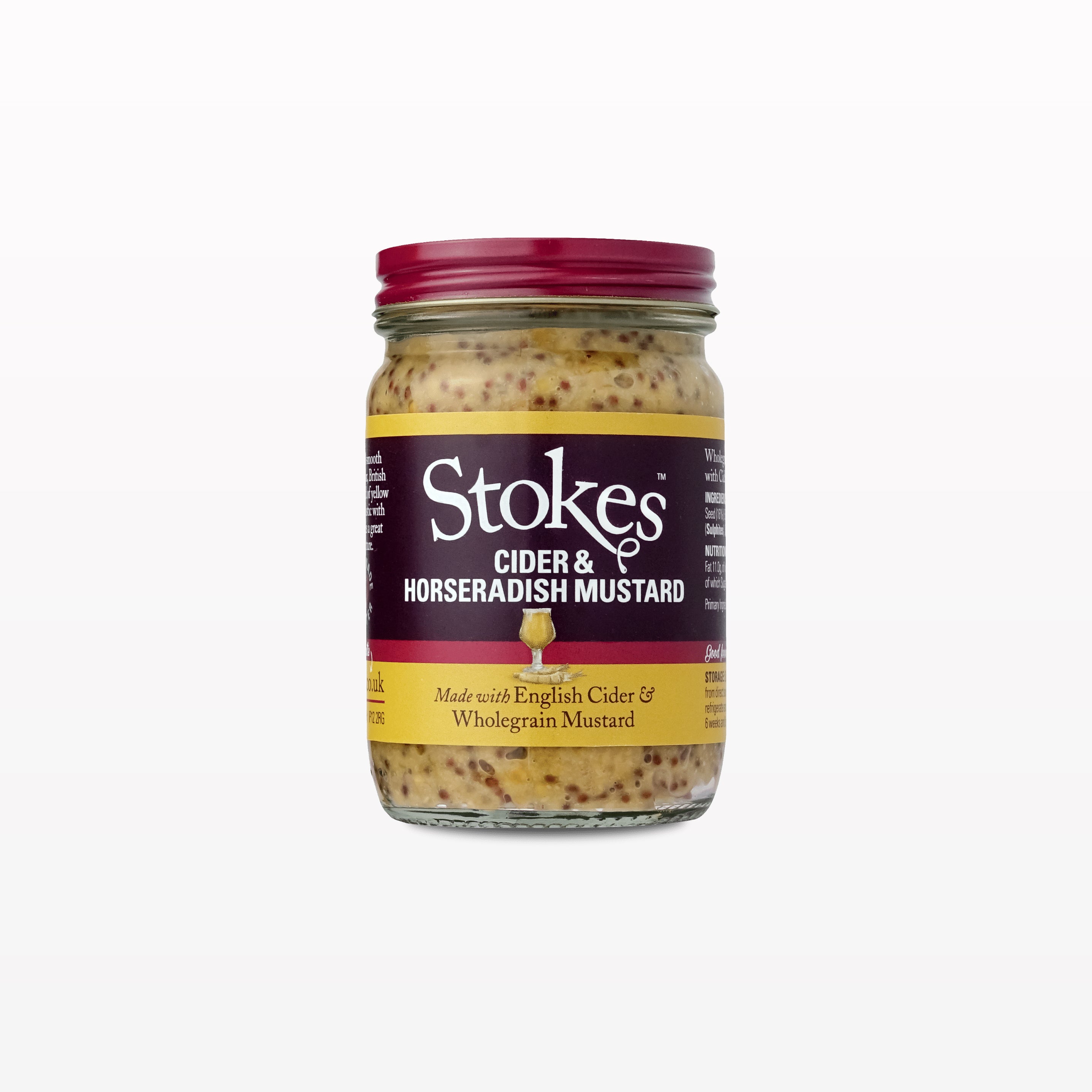 Walsingham Farm Shop | Stokes Cider and Horseradish Mustard 185g