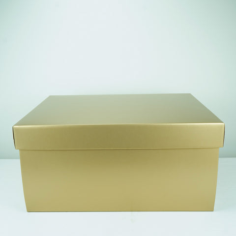 Large Gold Hamper Box