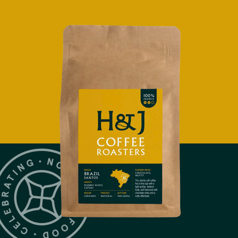 Harris & James - Brazil Santos Italian Style Dark Roast Ground Coffee