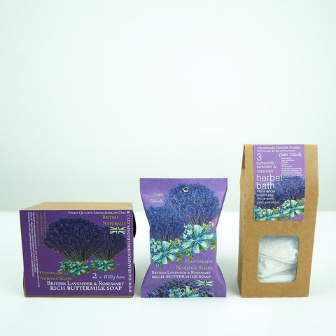 Handmade Norfolk Soaps - Buttermilk, British Lavender and Rosemary