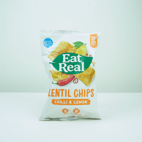 Eat Real Lentil Chips - Chilli and Lemon