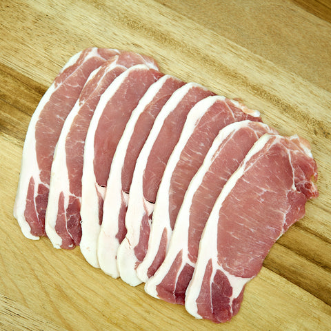 Dry Cured Unsmoked Bacon