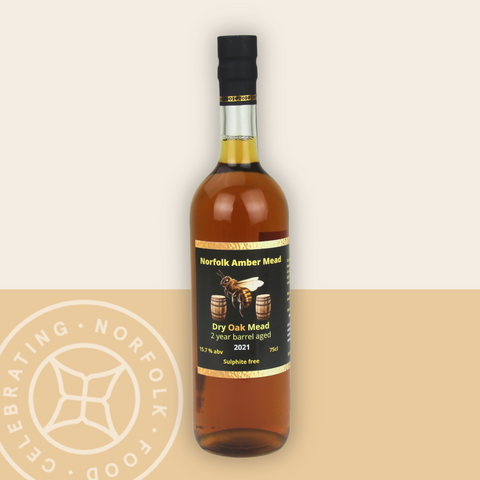 Norfolk Amber Mead- Two Year Oak Aged Woodland Mead