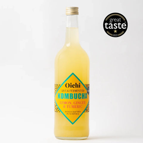 Oichi Lemon, Ginger & Turmeric Kombucha