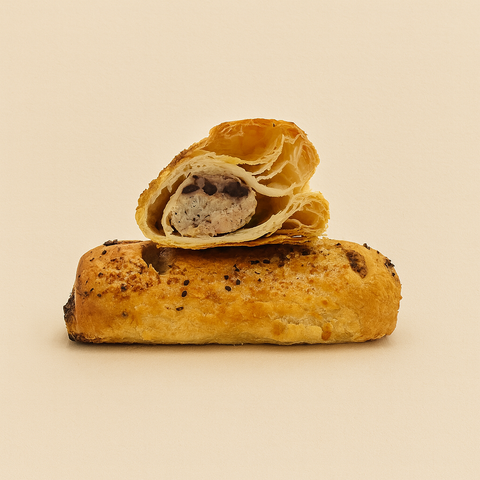 Chicken, Turkey, Stuffing and Cranberry Roll