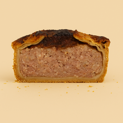 Spiced Cranberry Chutney Pork Pie