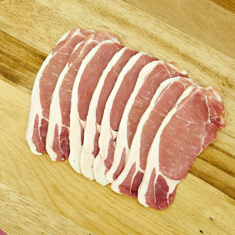 Dry Cured Unsmoked Back Bacon