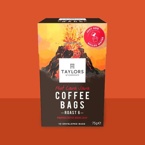 Taylors of Harrogate Hot Lava Java Coffee Bags 75g
