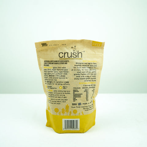 Crush Foods - Maple and Pecan Granola